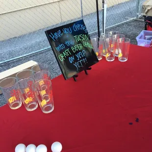 Yelp Pong for prizes