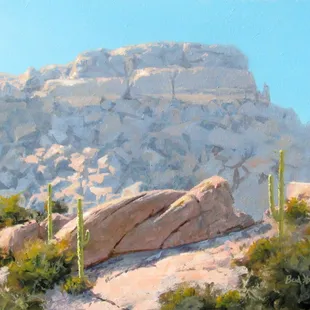 &quot;Mid-Morning Light&quot;, Acrylic, 9&quot; x 12&quot; by Bud Heiss
