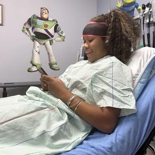 Very understanding staff, made sure I knew I would be okay. All smiles in a very not smile worthy situation