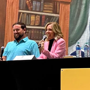 Authors and broadcast journalists Luke Russert (MSNBC) &amp; Alisyn Camerota (CNN)