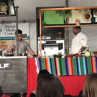 Cooking demo for Napolitos