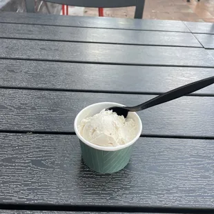 Oatmeal cookie ice cream at The Hub!