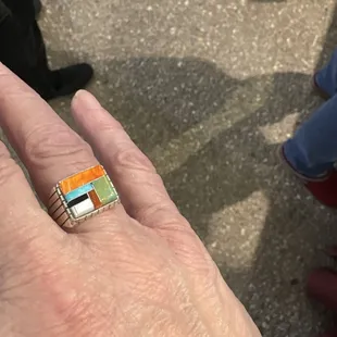 The ring I bought and my wife bought one, too.