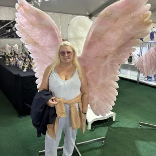 Yet, another set of quartz carved wings