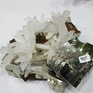 Quartz and pyrite