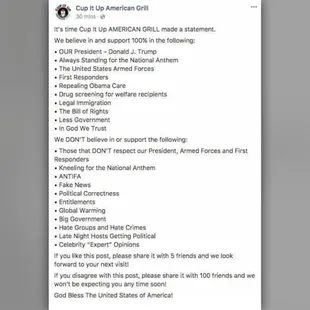 Here are the owners views in their own words.