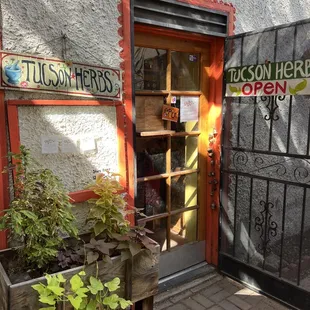 Inner courtyard door