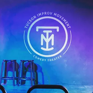 three stools on stage