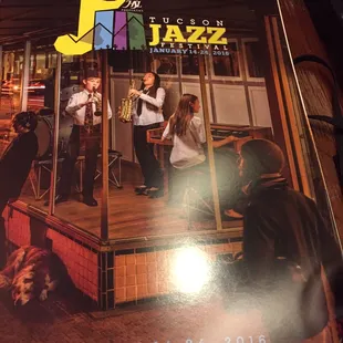 Mag cover - great overviews of the week long activities and acts that are performing!