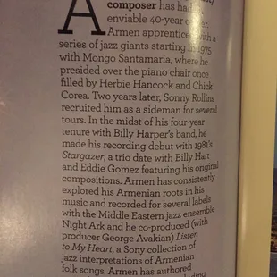 Info on Armen Donelian