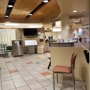 Waiting area in front of emergency room