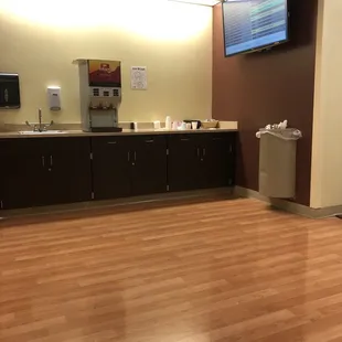 Complimentary coffee and tea