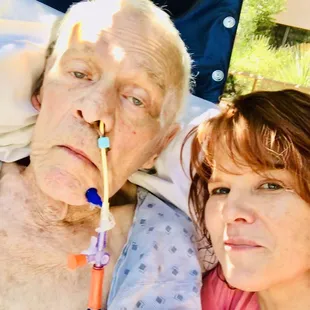 This is my father now they claim he's doing nothing I tried to send a video but it wouldn't let me