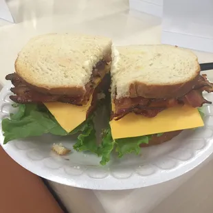 BLT from cafeteria