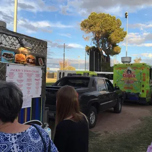 Food trucks before the concert near by!