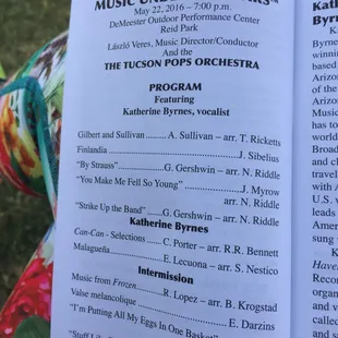 Music under the stars