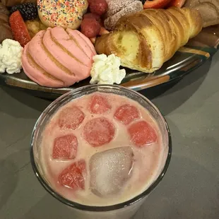 Guava ice cubes.. dessert cocktail of my dreams.