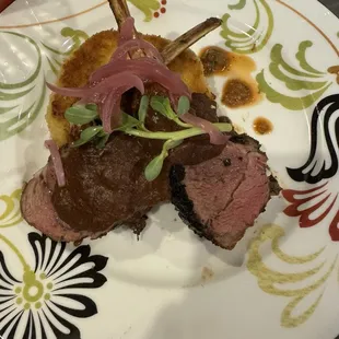 Lamb with mole &amp; mint. Phenomenal!