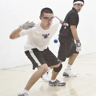 11 handball and racquetball courts!