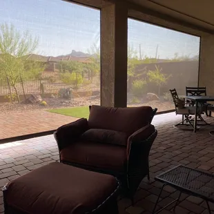 Retractable patio screens, keep pets in and pests out, create an outdoor living space