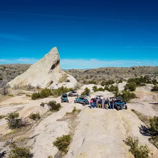Our crew at Chimney Rock.