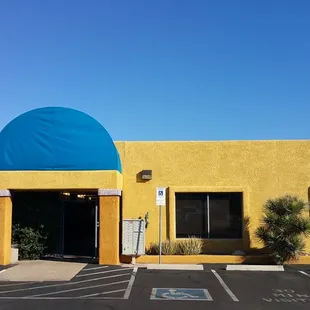 Back Entrance of building