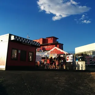 Front gates. Kind of reminded me of Popeye starring Robin Williams.