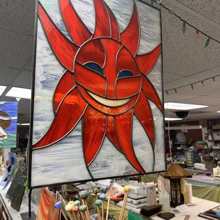 Stained glass window