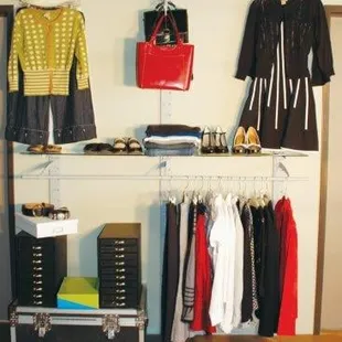 We sell gradwall systems that will add organization to closets and businesses.