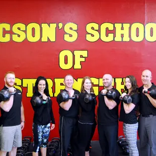Training Staff at Evolution Fitness. The most Kettlebell Certified Kettlebell Instructors underneath one roof in Tucson!
