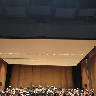 Before show started