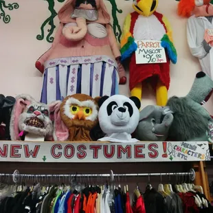 mascot costumes!