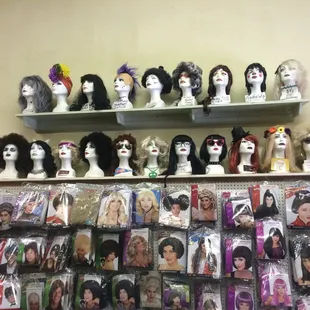 Wigs galore