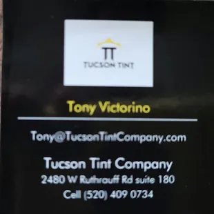 Make sure you call the right Tucson tint.