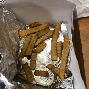 a close up of a box of food