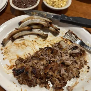 My ribs after they fell off the bones!