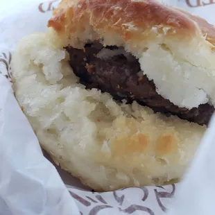 Biscuit Country, steak is tasty.