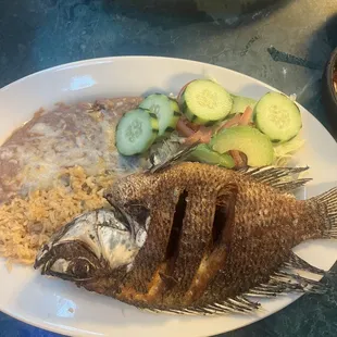 Fried tilapia