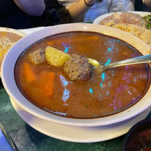 Albondiga soup
