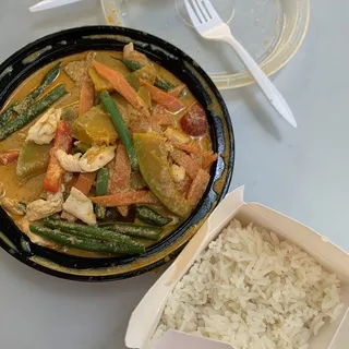 Pumpkin Curry with Chicken Special
