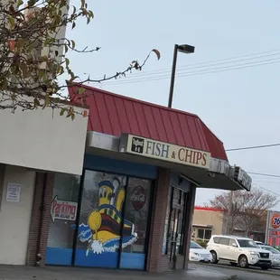 Outside