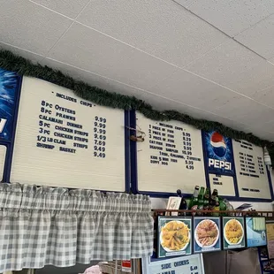 menus and prices