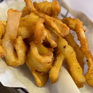 Calamari strips