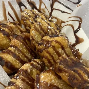 Fried bananas