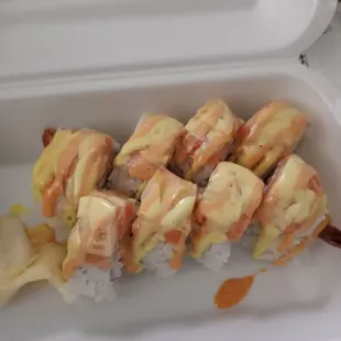 Tiger roll with no cilantro
