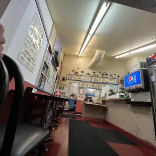 he inside of a restaurant