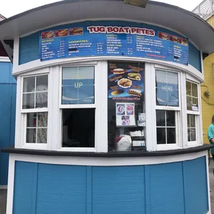 Outside and menu