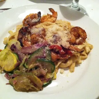 Blackened Shrimp Alfredo