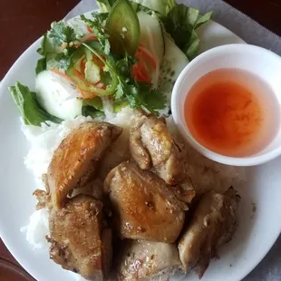 Grilled Chicken Over Rice