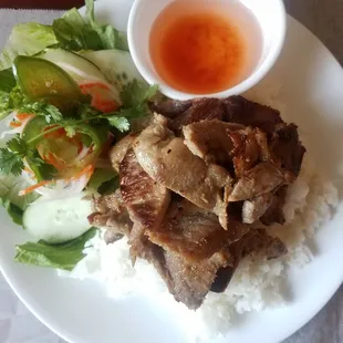 Grilled Pork over Rice